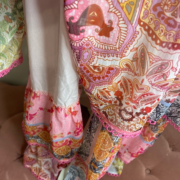 Boho Millie Dress Never Fully
Dressed Multicolor V-Neck Bohemian Dress - Picture 12 of 14